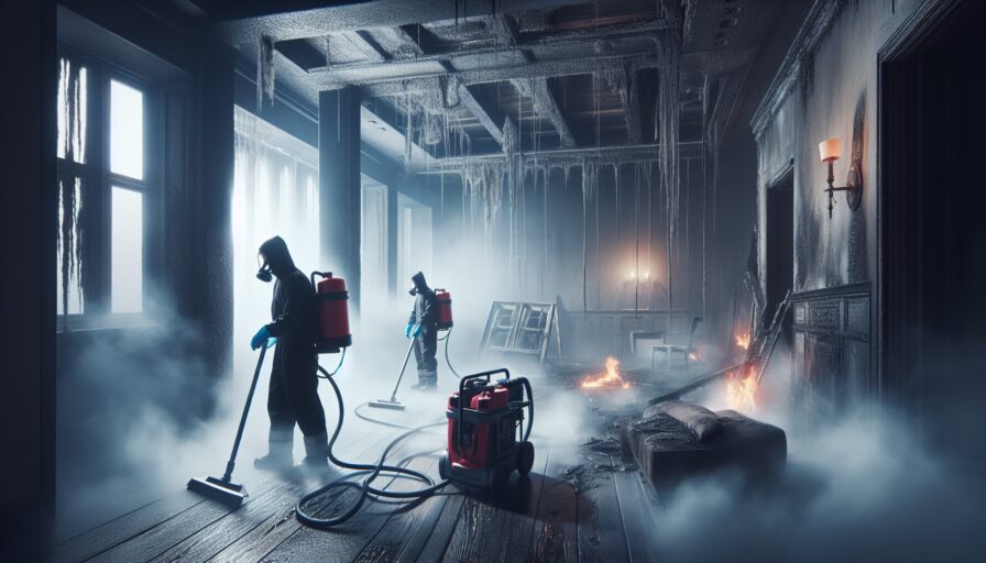 Eliminación de hollín y humo