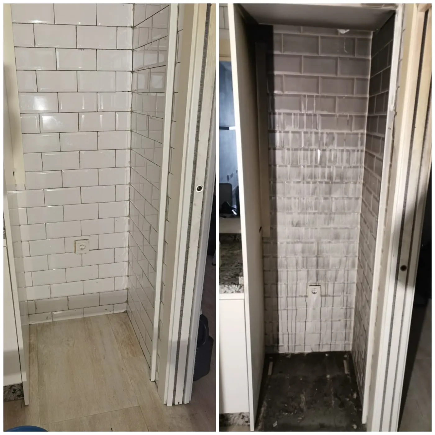 Antes y después de limpieza post incendio en Málaga - caso real 3